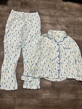 Secret Treasures Christmas Tree Pajama Set Size Large